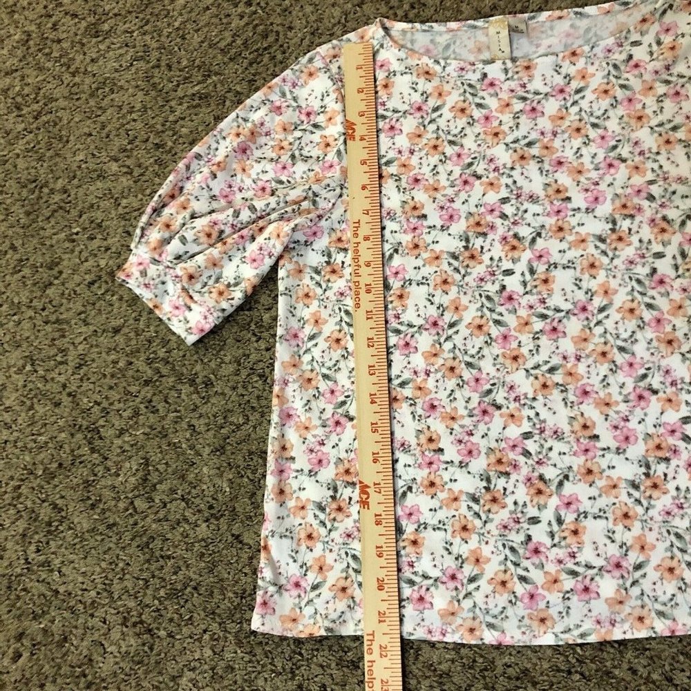 Misia Floral Blouse Womens M Used - Picture 8 of 16